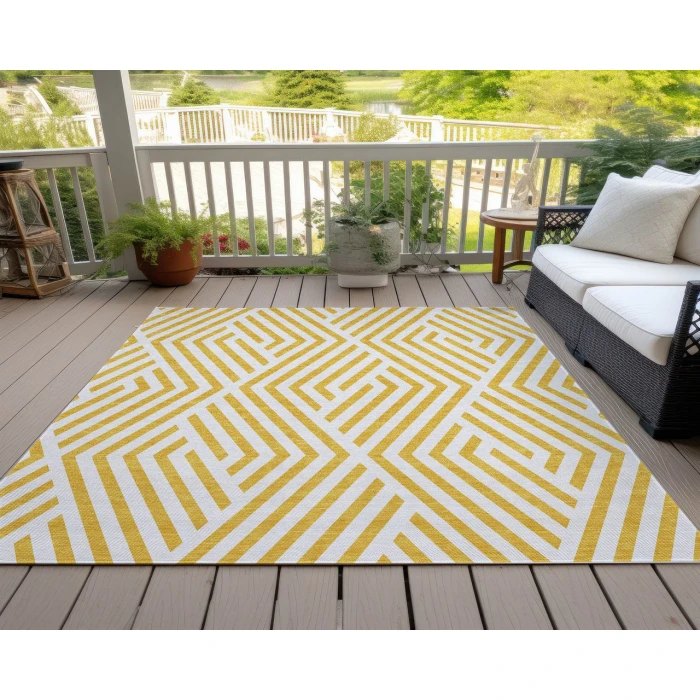 Chantille ACN550 Yellow 8' x 10' Rug