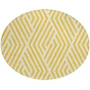 Addison Chantille ACN550 Yellow 8 ft. x 8 ft. Round Rug