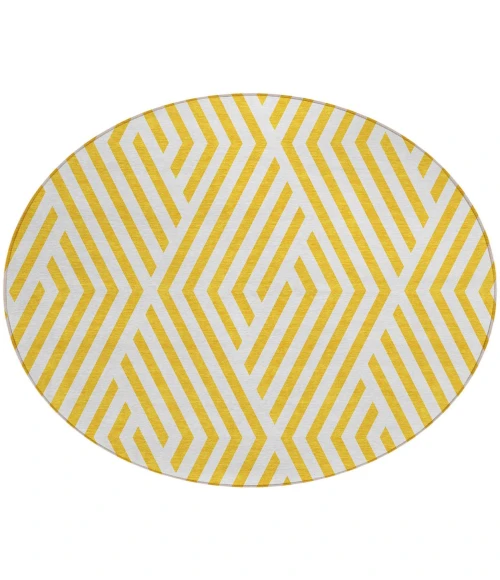 Chantille ACN550 Yellow 8' x 8' Rug
