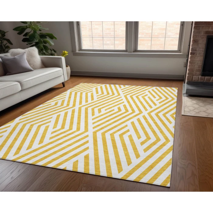 Chantille ACN550 Yellow 8' x 10' Rug