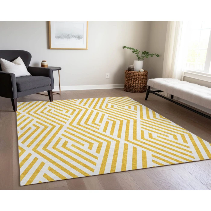 Chantille ACN550 Yellow 8' x 10' Rug