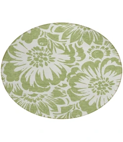 Addison Chantille ACN551 Aloe 8 ft. x 8 ft. Round Rug