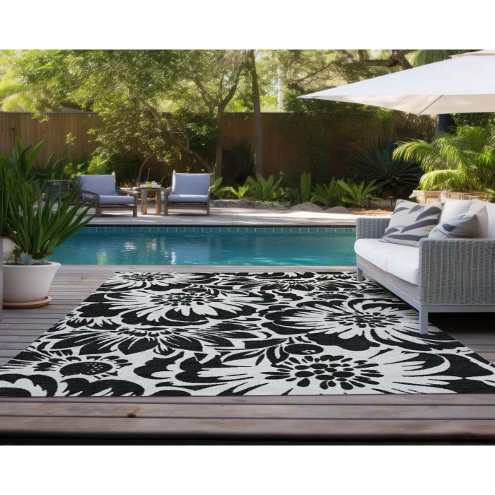 Chantille ACN551 Black 10' x 14' Rug