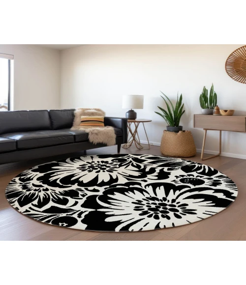 Chantille ACN551 Black 8' x 8' Rug