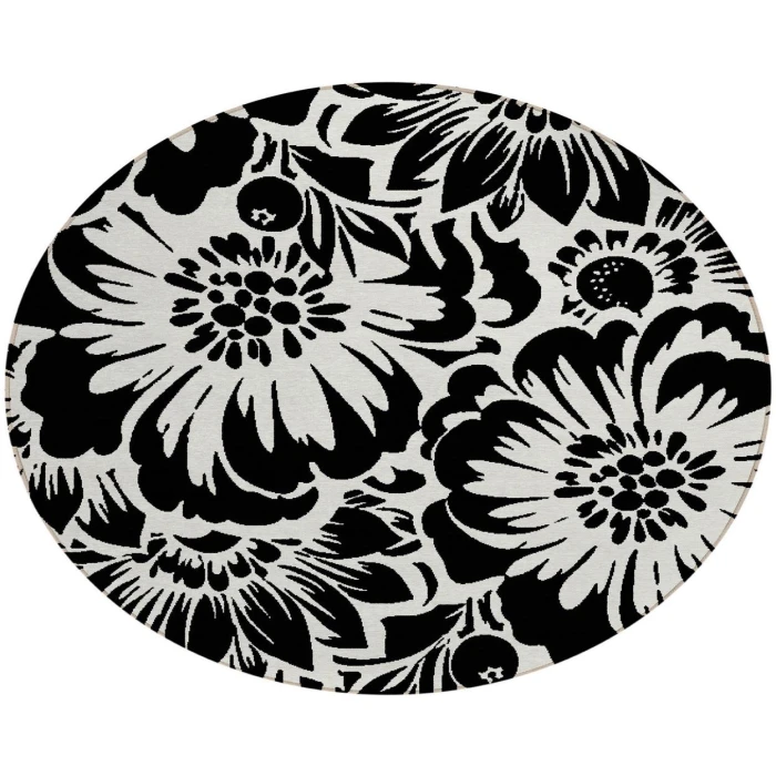 Chantille ACN551 Black 8' x 8' Rug
