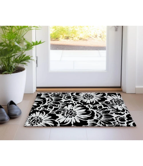 Chantille ACN551 Black 1'8" x 2'6" Rug