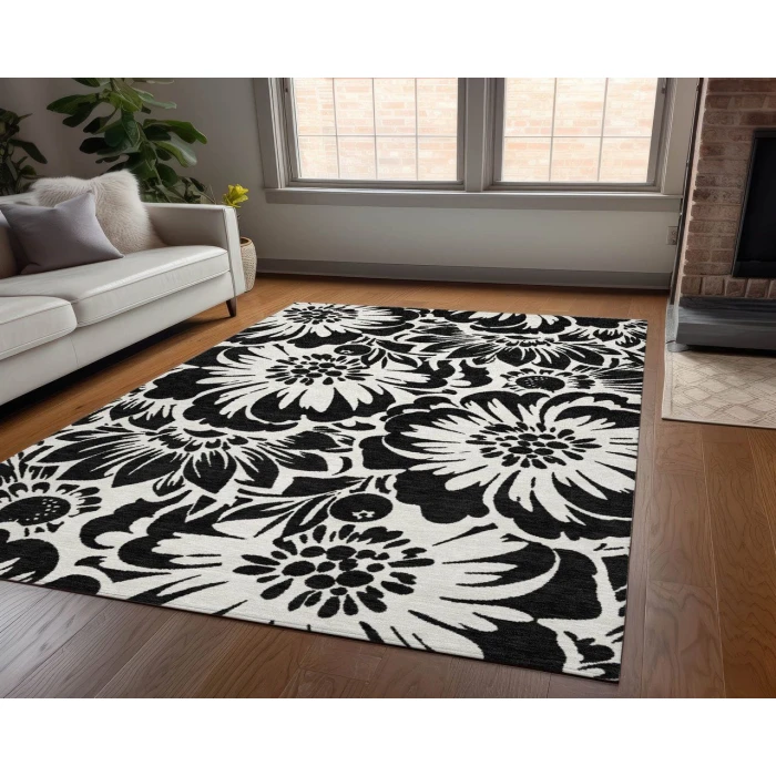 Chantille ACN551 Black 10' x 14' Rug
