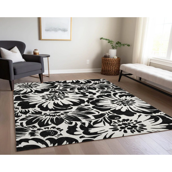 Chantille ACN551 Black 10' x 14' Rug