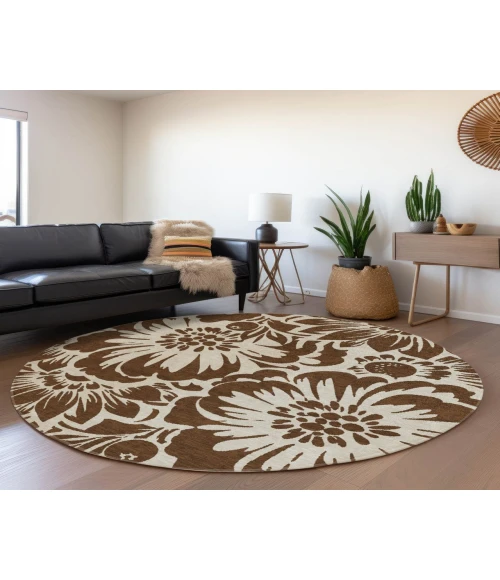Chantille ACN551 Brown 8' x 8' Rug