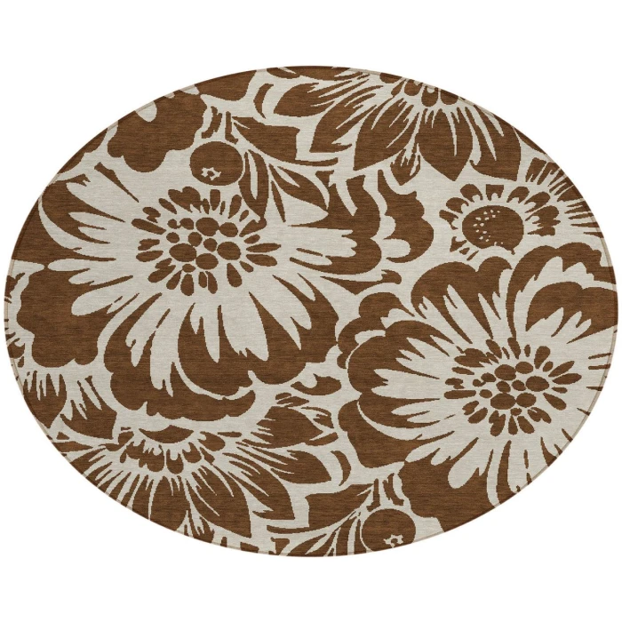 Chantille ACN551 Brown 8' x 8' Rug