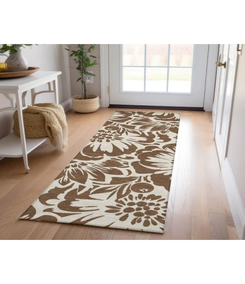 Chantille ACN551 Brown 2'3" x 7'6" Rug