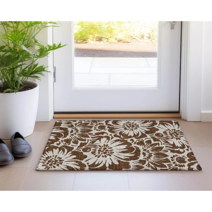 Chantille ACN551 Brown 1'8" x 2'6" Rug