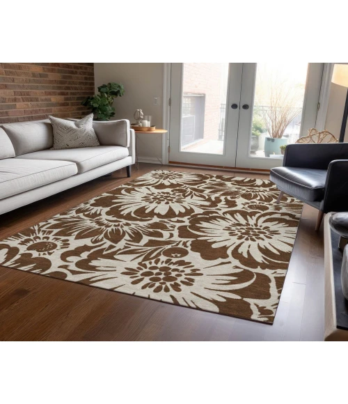Chantille ACN551 Brown 5' x 7'6" Rug