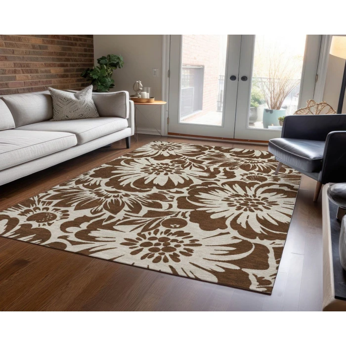 Chantille ACN551 Brown 5' x 7'6" Rug