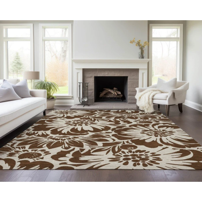 Chantille ACN551 Brown 5' x 7'6" Rug