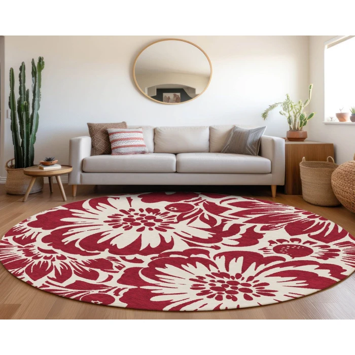 Chantille ACN551 Burgundy 8' x 8' Rug