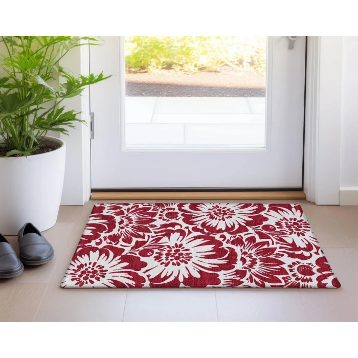 Chantille ACN551 Burgundy 1'8" x 2'6" Rug