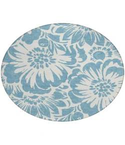 Addison Chantille ACN551 Denim 8 ft. x 8 ft. Round Rug