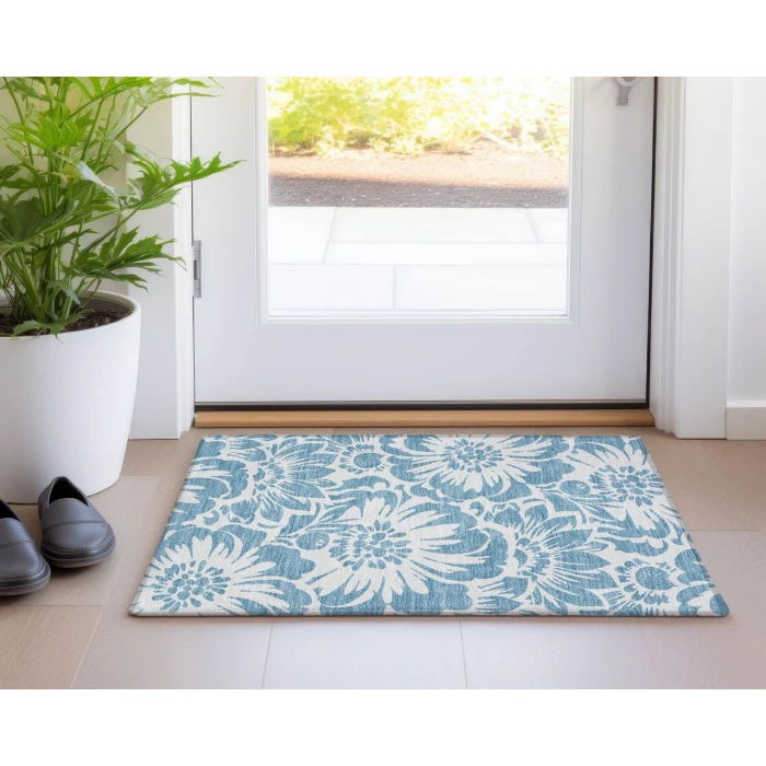 Chantille ACN551 Denim 1'8" x 2'6" Rug