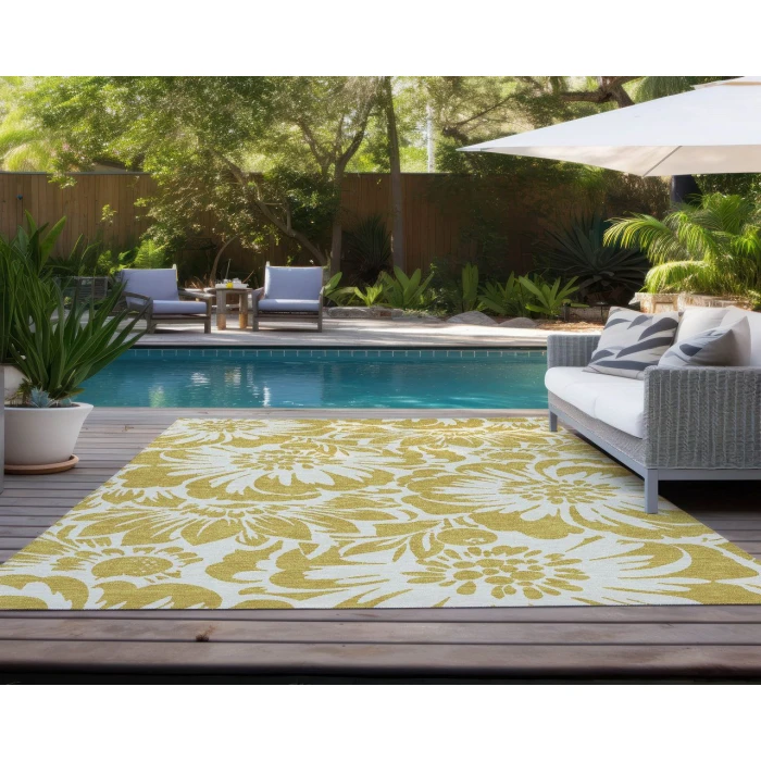Chantille ACN551 Gold 10' x 14' Rug