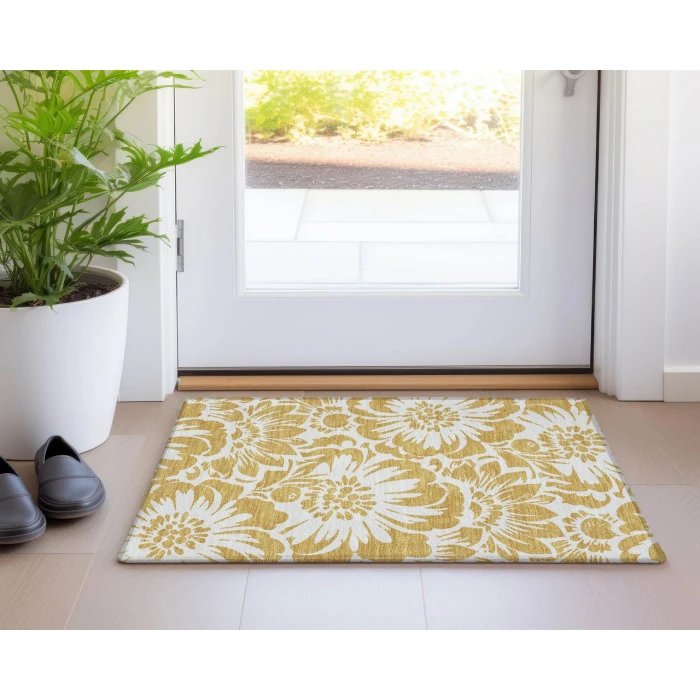 Chantille ACN551 Gold 1'8" x 2'6" Rug