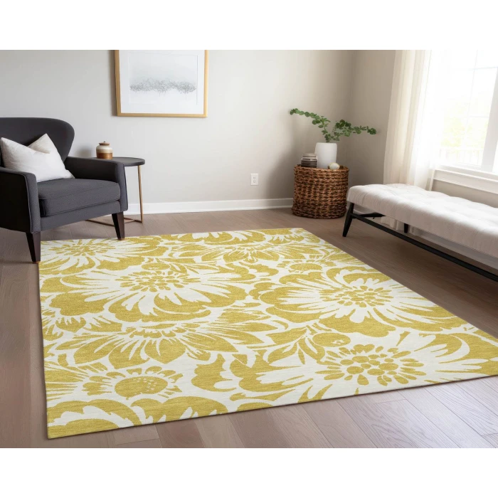 Chantille ACN551 Gold 10' x 14' Rug