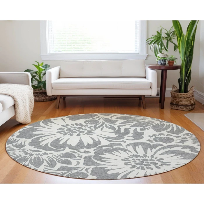 Chantille ACN551 Gray 8' x 8' Rug