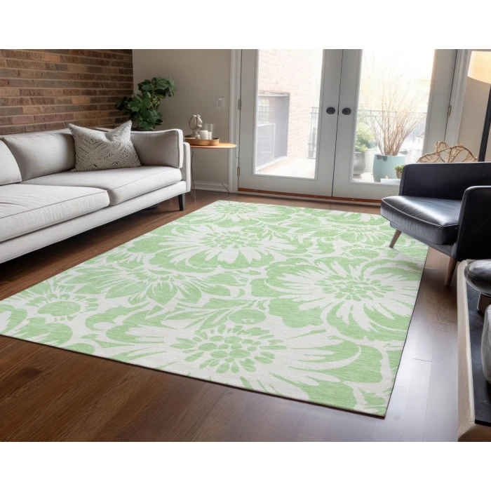Chantille ACN551 Mint 5' x 7'6" Rug
