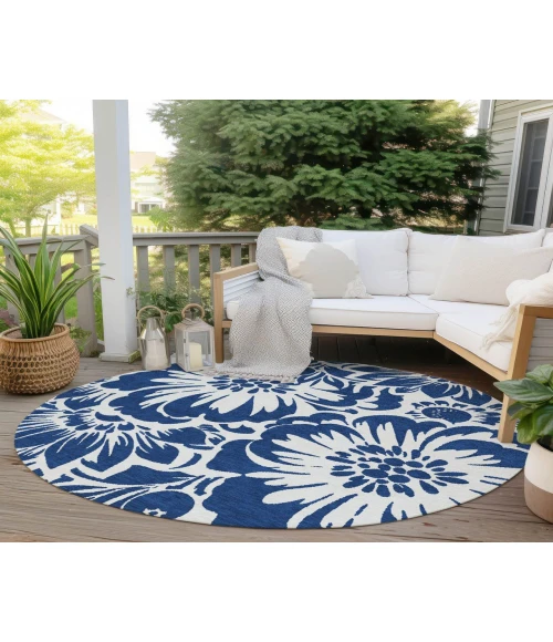 Chantille ACN551 Navy 8' x 8' Rug