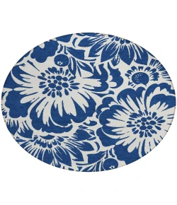 Addison Chantille ACN551 Navy 8 ft. x 8 ft. Round Rug