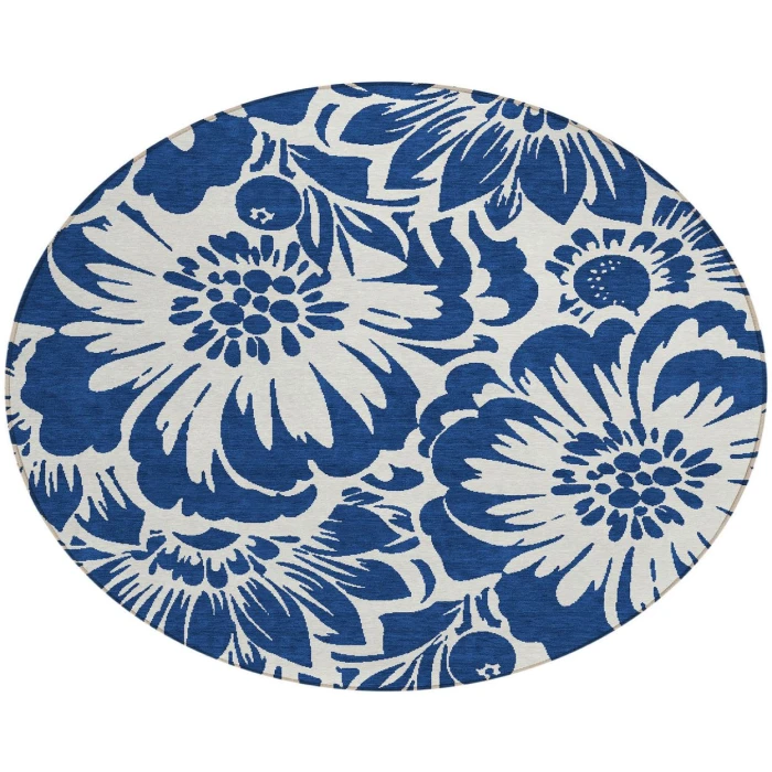 Chantille ACN551 Navy 8' x 8' Rug