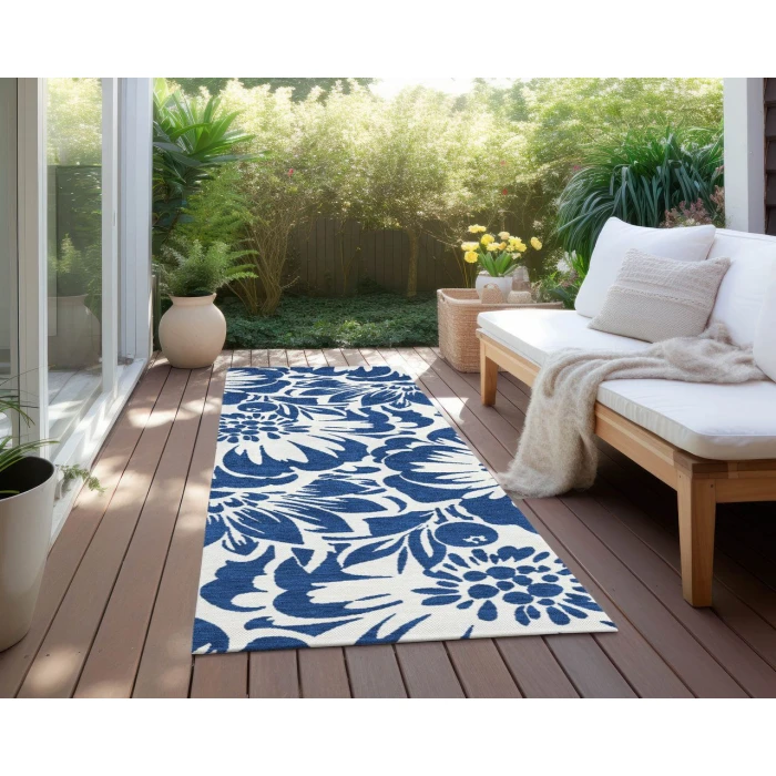 Chantille ACN551 Navy 2'3" x 7'6" Rug