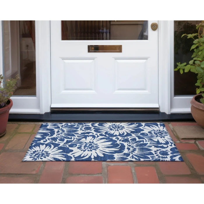 Chantille ACN551 Navy 1'8" x 2'6" Rug