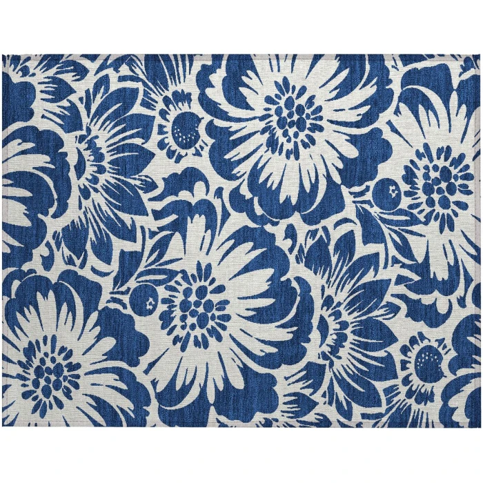 Chantille ACN551 Navy 1'8" x 2'6" Rug