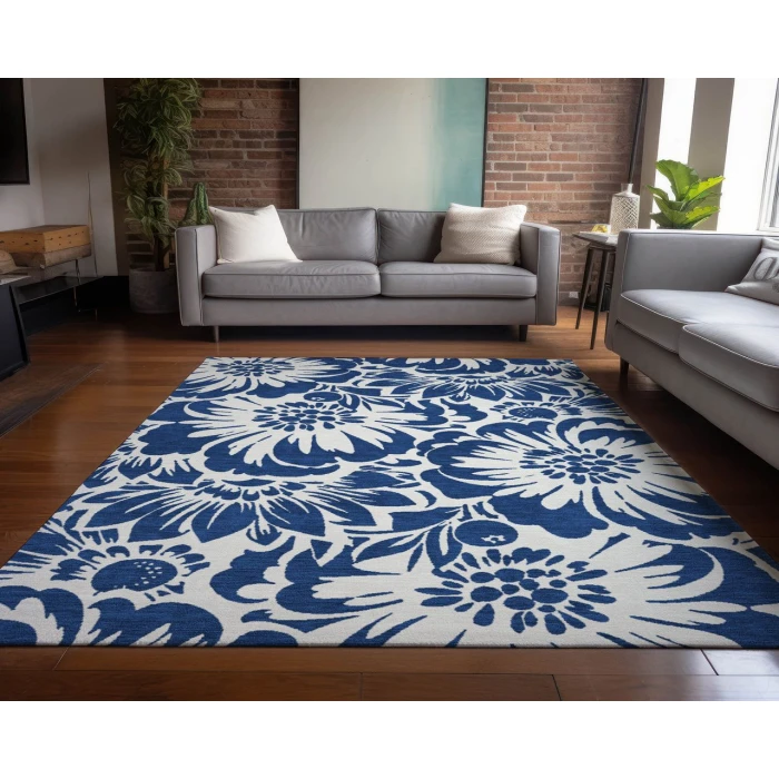 Chantille ACN551 Navy 5' x 7'6" Rug