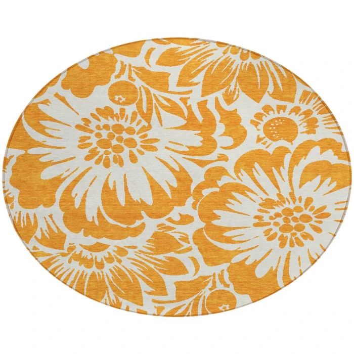 Chantille ACN551 Orange 8' x 8' Rug