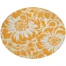 Addison Chantille ACN551 Orange 8 ft. x 8 ft. Round Rug