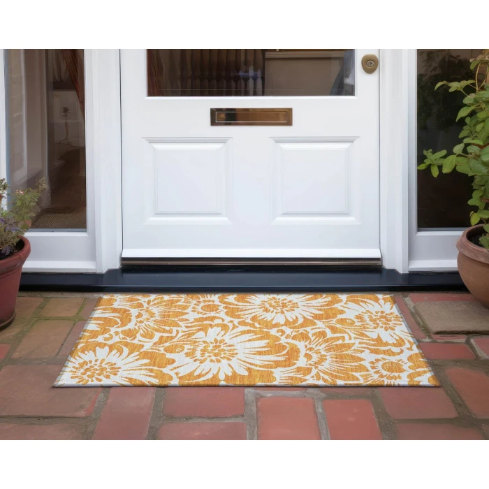 Chantille ACN551 Orange 1'8" x 2'6" Rug