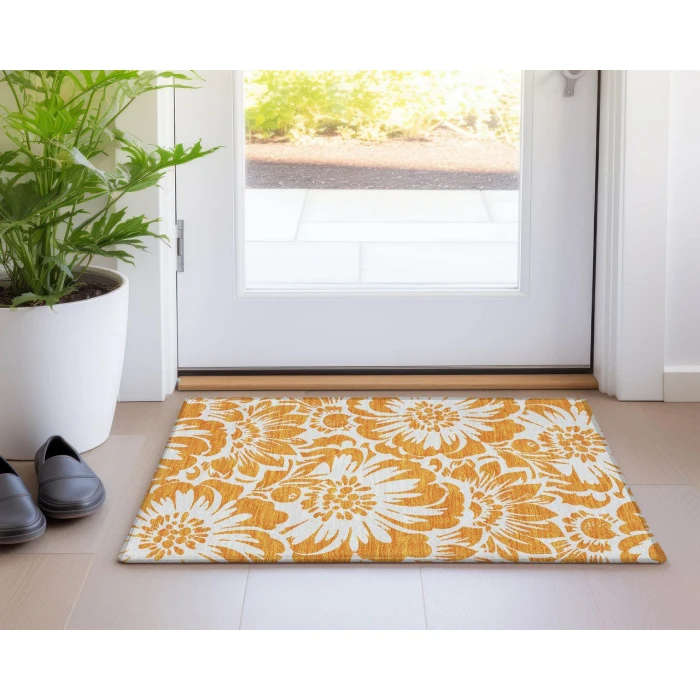 Chantille ACN551 Orange 1'8" x 2'6" Rug