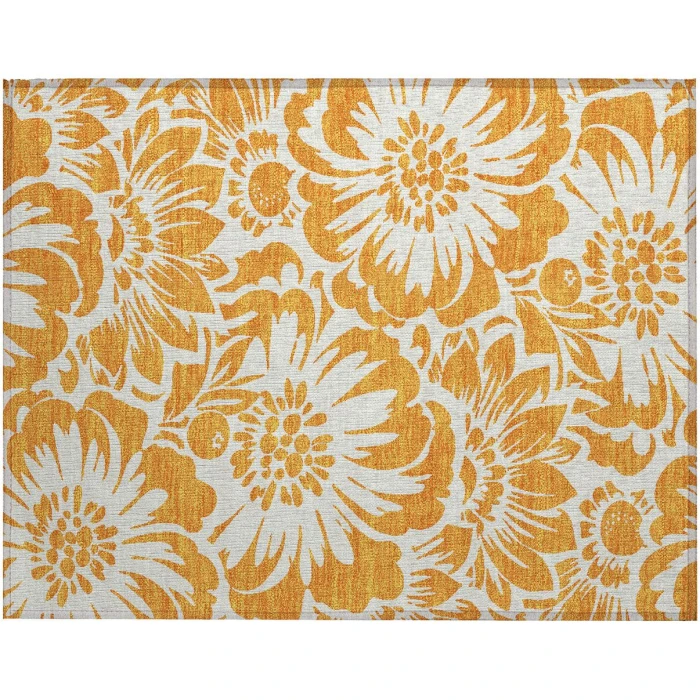 Chantille ACN551 Orange 1'8" x 2'6" Rug