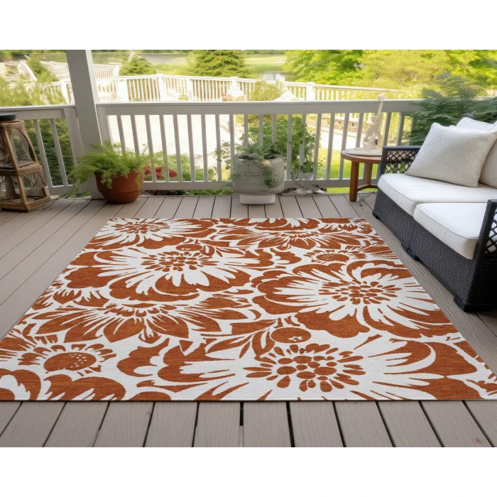 Chantille ACN551 Paprika 5' x 7'6" Rug