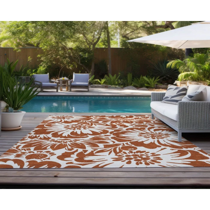 Chantille ACN551 Paprika 5' x 7'6" Rug