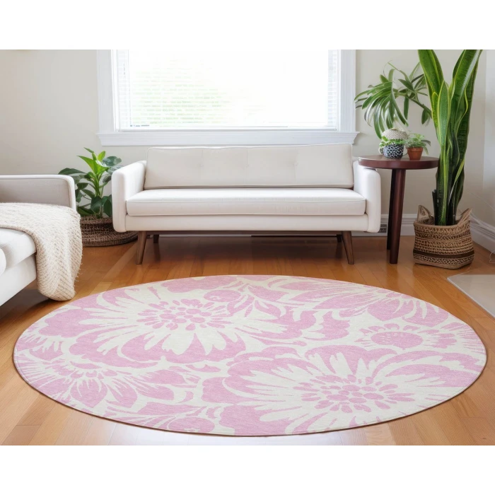 Chantille ACN551 Pink 8' x 8' Rug