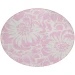 Addison Chantille ACN551 Pink 8 ft. x 8 ft. Round Rug