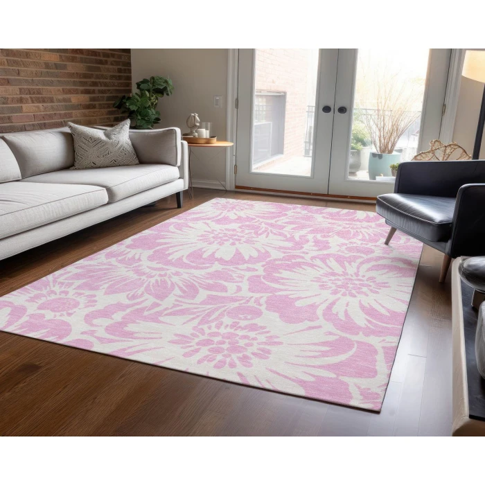 Chantille ACN551 Pink 5' x 7'6" Rug