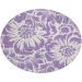 Addison Chantille ACN551 Purple 8 ft. x 8 ft. Round Rug