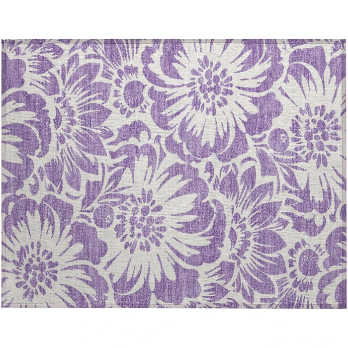 Chantille ACN551 Purple 1'8" x 2'6" Rug