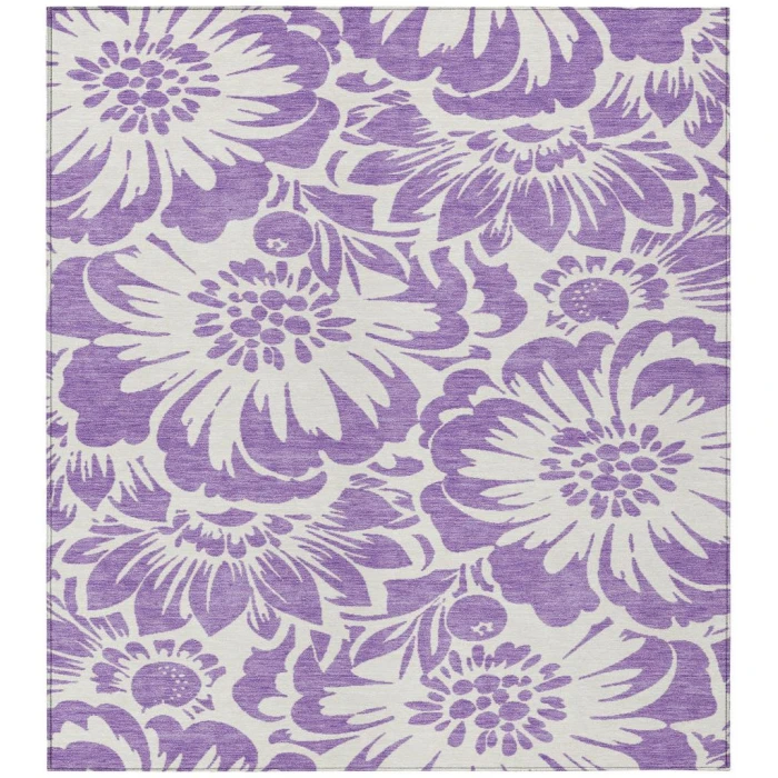 Chantille ACN551 Purple 3' x 5' Rug
