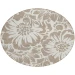 Addison Chantille ACN551 Taupe 8 ft. x 8 ft. Round Rug