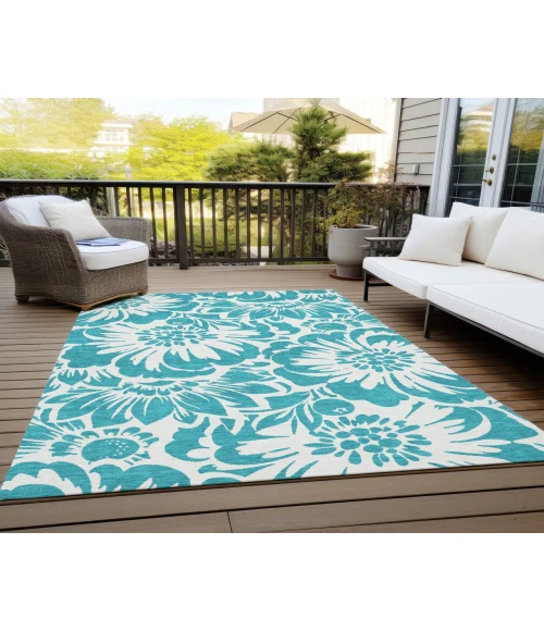 Chantille ACN551 Teal 5' x 7'6" Rug